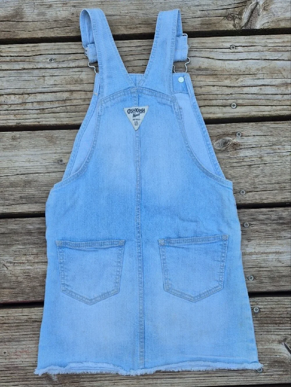 Price Drop!!!💥OshKosh B'gosh Light Wash Denim Overall Dress for Kids